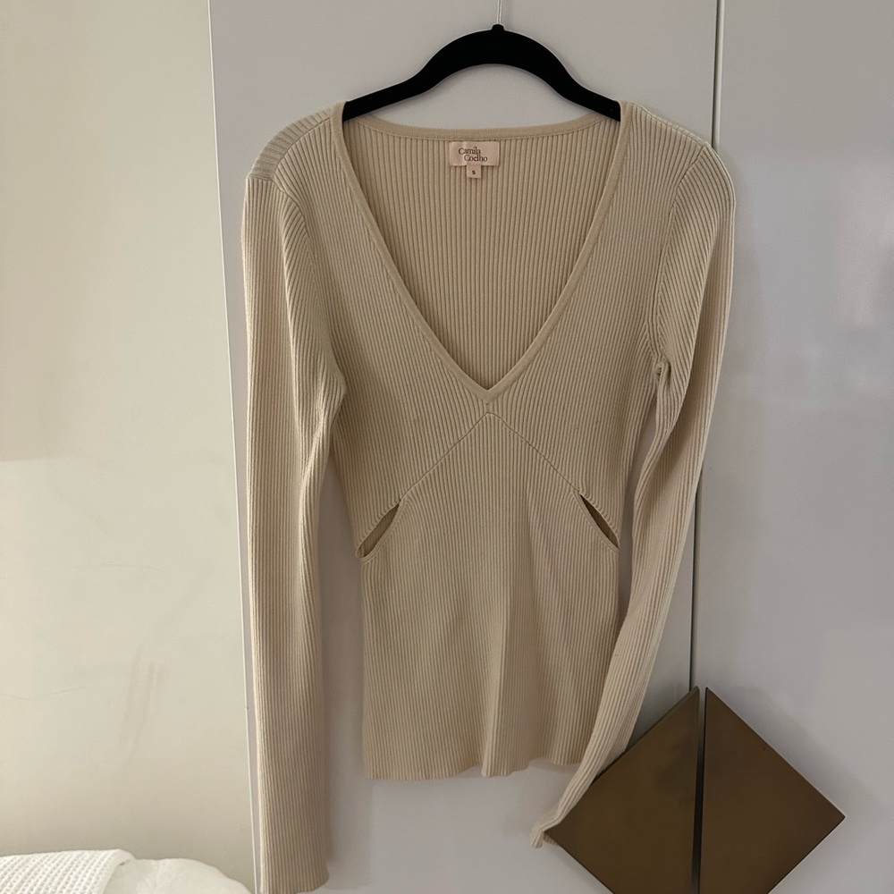 Camila Coehlo ivory sweater